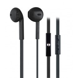 KIK 333 Stereo Earphone Headset with Mic and Volume Control (333 Black)